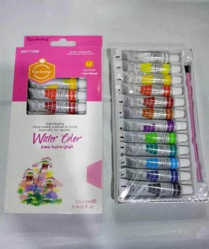 Keep Smiling Water Color Paints Pack of 12