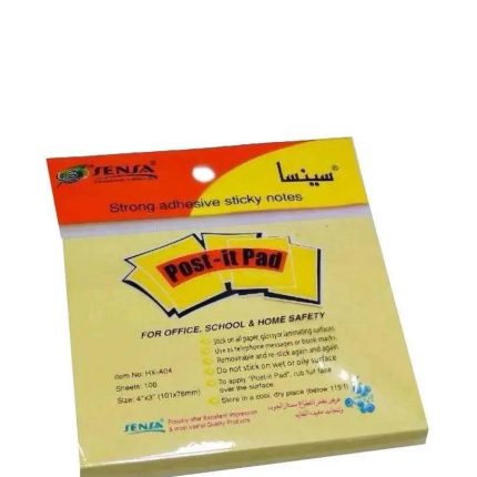 SENSA Sticky Note 100 Sheets/Pad - Yellow