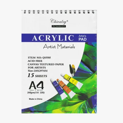 Chivalry Artist's Acrylic Pad A4