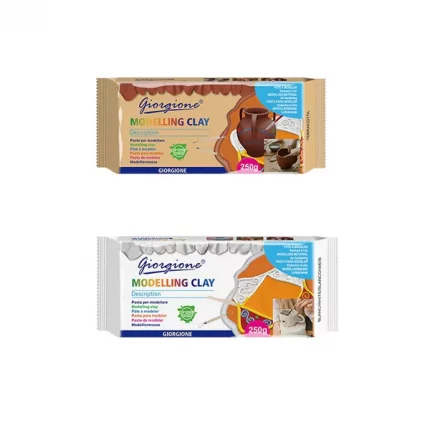 Giorgione Air Dry Clay – 500g (White & Terracotta)