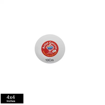 Artist Round Canvas 4 inch