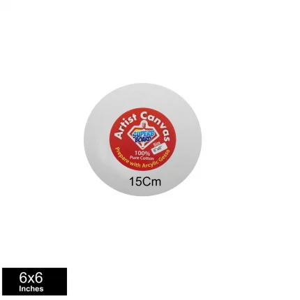 Artist Round Canvas 6 inch