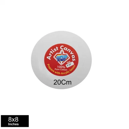 Artist Round Canvas 8 inch