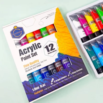 Keep Smiling Acrylic Paint 30ml Set Of 12