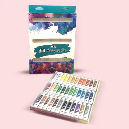 M&G Acrylic Colour 12ml set of 24